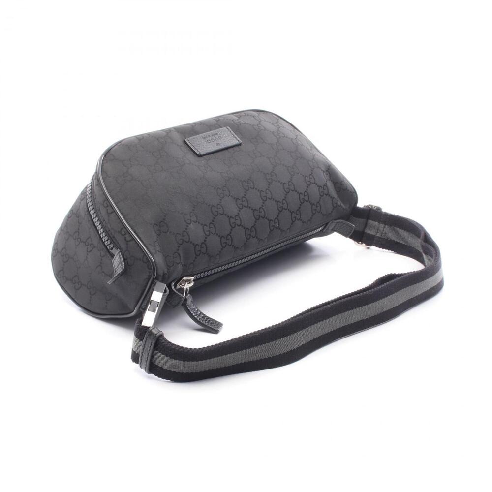 GUCCI Authentic Black Leather Fanny Pack - Picture 2 of 7